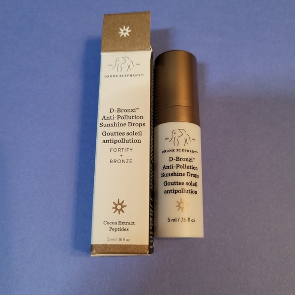 3-Piece Drunk Elephant Travel Set: Moisturizer, Sunshine Drops, Night Serum, New - Picture 2 of 7